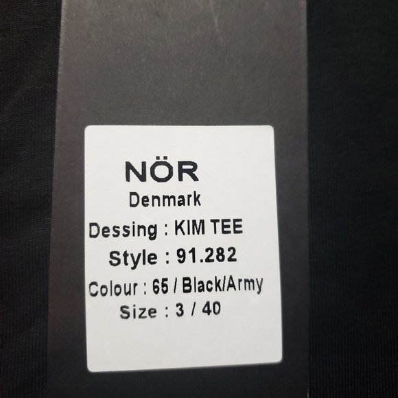 New NÖR Denmark cotton t-shirt, size EUR 40/L, US 12. - Picture 4 of 6